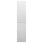 vidaXL Dulap de birou cu ușă glisantă, gri deschis, 90x40x180 cm, oțel