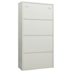 vidaXL Fișet, gri deschis, 90x40x180 cm, oțel vidaXL Fișet, gri deschis, 90x40x180 cm, oțel