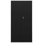 vidaXL Fișet, negru, 90x40x180 cm, oțel vidaXL Fișet, negru, 90x40x180 cm, oțel