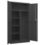 vidaXL Fișet, antracit, 90x40x180 cm, oțel vidaXL Fișet, antracit, 90x40x180 cm, oțel