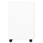 vidaXL Dulap dosare mobil, alb, 39x45x67 cm, oțel vidaXL Dulap dosare mobil, alb, 39x45x67 cm, oțel