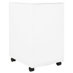 vidaXL Dulap dosare mobil, alb, 39x45x67 cm, oțel vidaXL Dulap dosare mobil, alb, 39x45x67 cm, oțel
