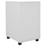 vidaXL Dulap dosare mobil, gri deschis, 39x45x67 cm, oțel