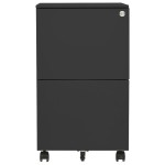 vidaXL Dulap dosare mobil, antracit, 39x45x67 cm, oțel