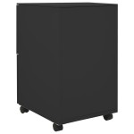 vidaXL Dulap dosare mobil, antracit, 39x45x67 cm, oțel