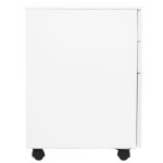 vidaXL Dulap dosare mobil, alb, 39x45x60 cm, oțel vidaXL Dulap dosare mobil, alb, 39x45x60 cm, oțel