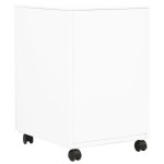 vidaXL Dulap dosare mobil, alb, 39x45x60 cm, oțel vidaXL Dulap dosare mobil, alb, 39x45x60 cm, oțel
