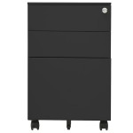 vidaXL Dulap dosare mobil, antracit, 39x45x60 cm, oțel vidaXL Dulap dosare mobil, antracit, 39x45x60 cm, oțel