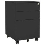 vidaXL Dulap dosare mobil, antracit, 39x45x60 cm, oțel vidaXL Dulap dosare mobil, antracit, 39x45x60 cm, oțel