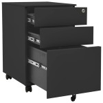 vidaXL Dulap dosare mobil, antracit, 39x45x60 cm, oțel vidaXL Dulap dosare mobil, antracit, 39x45x60 cm, oțel