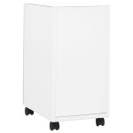 vidaXL Dulap dosare mobil, alb, 30x45x59 cm, oțel vidaXL Dulap dosare mobil, alb, 30x45x59 cm, oțel