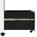 vidaXL Dulap dosare mobil, alb, 30x45x59 cm, oțel vidaXL Dulap dosare mobil, alb, 30x45x59 cm, oțel