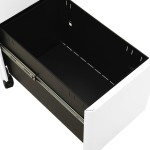 vidaXL Dulap dosare mobil, alb, 30x45x59 cm, oțel vidaXL Dulap dosare mobil, alb, 30x45x59 cm, oțel
