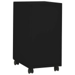 vidaXL Dulap dosare mobil, negru, 30x45x59 cm, oțel