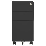 vidaXL Dulap dosare mobil, antracit, 30x45x59 cm, oțel vidaXL Dulap dosare mobil, antracit, 30x45x59 cm, oțel