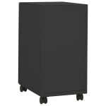 vidaXL Dulap dosare mobil, antracit, 30x45x59 cm, oțel vidaXL Dulap dosare mobil, antracit, 30x45x59 cm, oțel