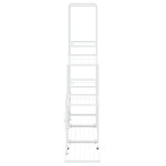 vidaXL Suport pentru flori, 94,5x25x88 cm, alb, metal vidaXL Suport pentru flori, 94,5x25x88 cm, alb, metal