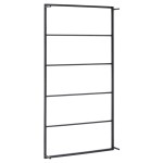 vidaXL Suport de prosoape, negru, 60x10x116 cm, oțel