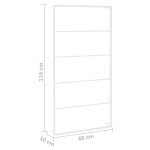vidaXL Suport de prosoape, alb, 60x10x116 cm, oțel vidaXL Suport de prosoape, alb, 60x10x116 cm, oțel