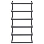 vidaXL Suport de prosoape, negru, 24x12x48 cm, oțel