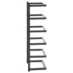 vidaXL Suport de prosoape, negru, 24x12x48 cm, oțel