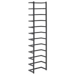 vidaXL Suport de prosoape, negru, 24x12x96 cm, oțel vidaXL Suport de prosoape, negru, 24x12x96 cm, oțel