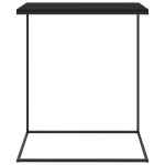 vidaXL Masă laterală, negru, 55x35x66 cm, lemn compozit