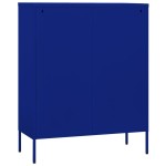 vidaXL Dulap de depozitare, bleumarin, 80x35x101,5 cm, oțel vidaXL Dulap de depozitare, bleumarin, 80x35x101,5 cm, oțel