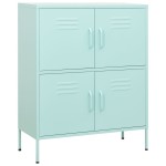 vidaXL Dulap de depozitare, verde mentă, 80x35x101,5 cm, oțel vidaXL Dulap de depozitare, verde mentă, 80x35x101,5 cm, oțel
