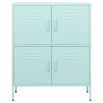 vidaXL Dulap de depozitare, verde mentă, 80x35x101,5 cm, oțel vidaXL Dulap de depozitare, verde mentă, 80x35x101,5 cm, oțel