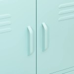 vidaXL Dulap de depozitare, verde mentă, 80x35x101,5 cm, oțel vidaXL Dulap de depozitare, verde mentă, 80x35x101,5 cm, oțel