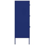 vidaXL Dulap cu sertare, bleumarin, 80x35x101,5 cm, oțel
