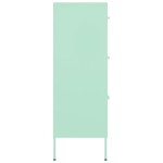 vidaXL Dulap cu sertare, verde mentă, 80x35x101,5 cm, oțel vidaXL Dulap cu sertare, verde mentă, 80x35x101,5 cm, oțel