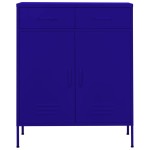 vidaXL Dulap de depozitare, bleumarin, 80x35x101,5 cm, oțel vidaXL Dulap de depozitare, bleumarin, 80x35x101,5 cm, oțel