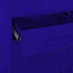 vidaXL Dulap de depozitare, bleumarin, 80x35x101,5 cm, oțel vidaXL Dulap de depozitare, bleumarin, 80x35x101,5 cm, oțel