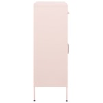 vidaXL Dulap de depozitare, roz, 80x35x101,5 cm, oțel vidaXL Dulap de depozitare, roz, 80x35x101,5 cm, oțel