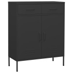 vidaXL Dulap de depozitare, antracit, 80x35x101,5 cm, oțel vidaXL Dulap de depozitare, antracit, 80x35x101,5 cm, oțel