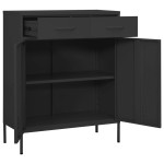 vidaXL Dulap de depozitare, antracit, 80x35x101,5 cm, oțel vidaXL Dulap de depozitare, antracit, 80x35x101,5 cm, oțel