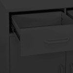 vidaXL Dulap de depozitare, antracit, 80x35x101,5 cm, oțel vidaXL Dulap de depozitare, antracit, 80x35x101,5 cm, oțel