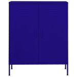 vidaXL Dulap de depozitare, bleumarin, 80x35x101,5 cm, oțel vidaXL Dulap de depozitare, bleumarin, 80x35x101,5 cm, oțel