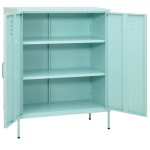 vidaXL Dulap de depozitare, verde mentă, 80x35x101,5 cm, oțel vidaXL Dulap de depozitare, verde mentă, 80x35x101,5 cm, oțel