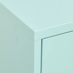 vidaXL Dulap de depozitare, verde mentă, 80x35x101,5 cm, oțel vidaXL Dulap de depozitare, verde mentă, 80x35x101,5 cm, oțel