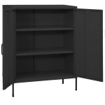 vidaXL Dulap de depozitare, antracit, 80x35x101,5 cm, oțel vidaXL Dulap de depozitare, antracit, 80x35x101,5 cm, oțel