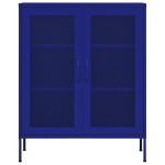 vidaXL Dulap de depozitare, bleumarin, 80x35x101,5 cm, oțel vidaXL Dulap de depozitare, bleumarin, 80x35x101,5 cm, oțel