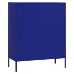 vidaXL Dulap de depozitare, bleumarin, 80x35x101,5 cm, oțel vidaXL Dulap de depozitare, bleumarin, 80x35x101,5 cm, oțel