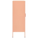 vidaXL Dulap de depozitare, roz, 80x35x101,5 cm, oțel vidaXL Dulap de depozitare, roz, 80x35x101,5 cm, oțel