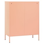 vidaXL Dulap de depozitare, roz, 80x35x101,5 cm, oțel vidaXL Dulap de depozitare, roz, 80x35x101,5 cm, oțel