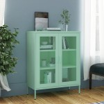 vidaXL Dulap de depozitare, verde mentă, 80x35x101,5 cm, oțel vidaXL Dulap de depozitare, verde mentă, 80x35x101,5 cm, oțel