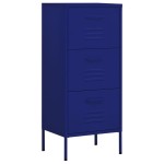 vidaXL Dulap de depozitare, bleumarin, 42,5x35x101,5 cm, oțel vidaXL Dulap de depozitare, bleumarin, 42,5x35x101,5 cm, oțel