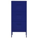 vidaXL Dulap de depozitare, bleumarin, 42,5x35x101,5 cm, oțel vidaXL Dulap de depozitare, bleumarin, 42,5x35x101,5 cm, oțel